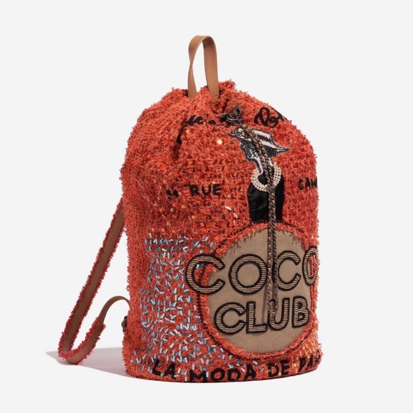 NWT Chanel Coco Club Backpack Tweed - Picture 1 of 15